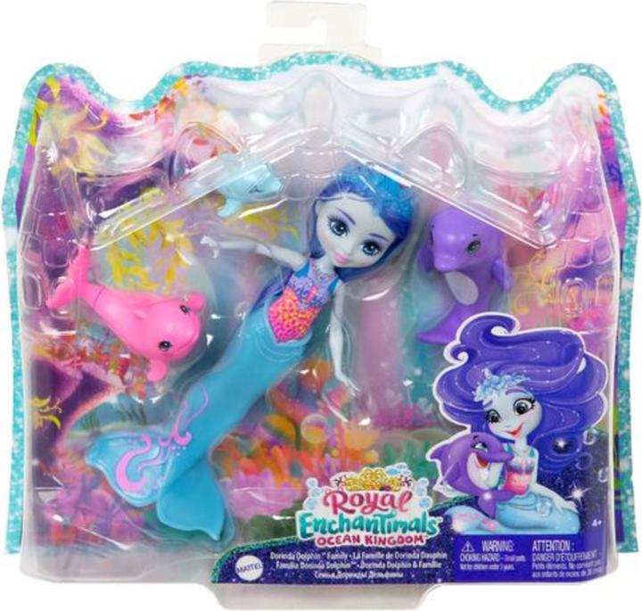 Actual product image Enchantimals Ocean Kingdom Dorinda Dolphin™ Family Dolls