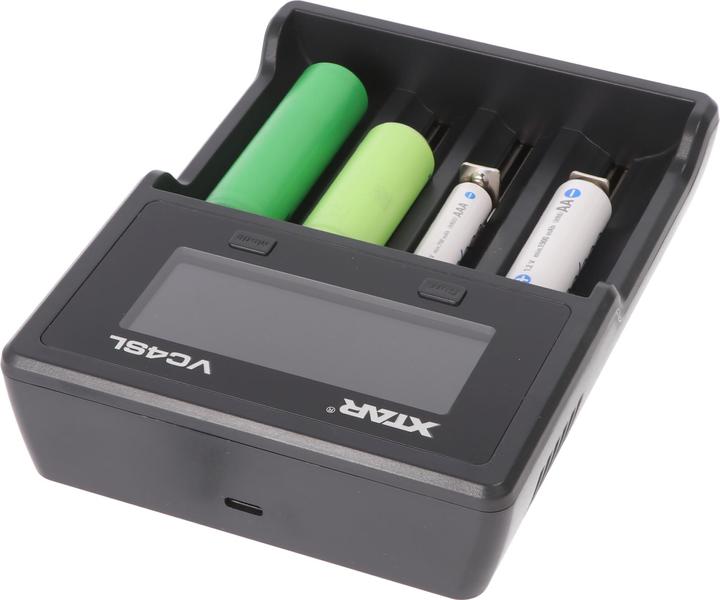 Image du produit Xtar VC4SL (1 pcs, 14500, 16340, 18500, 18650, 21700, 26650, AAA, AA, Batterie)