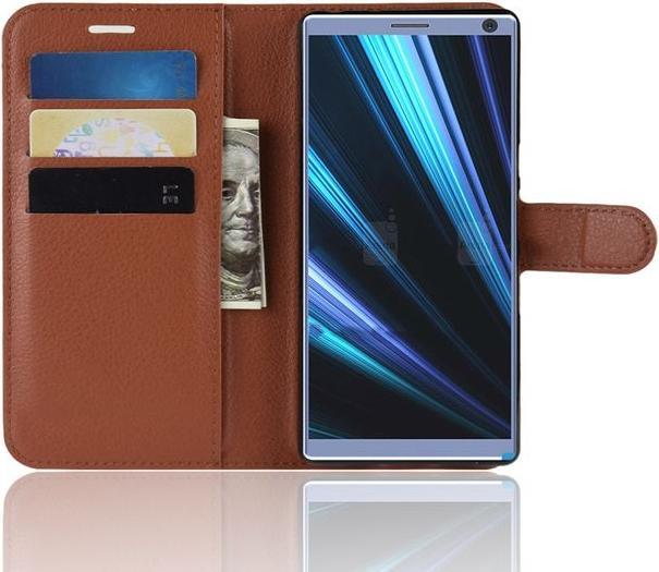 Produktbild MU Classic Litchi Leder Bookcover Series (Sony Xperia 10 Plus)