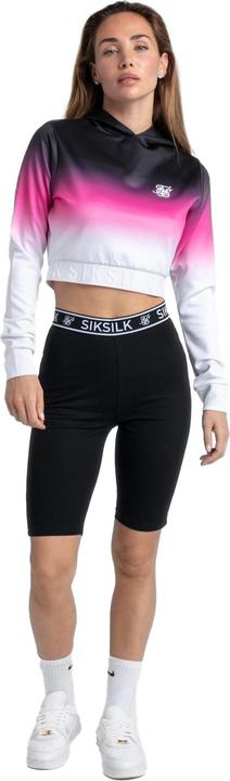 Immagine prodotto Siksilk Felpa Corta con Cappuccio Sbiadito Donna (32 D)