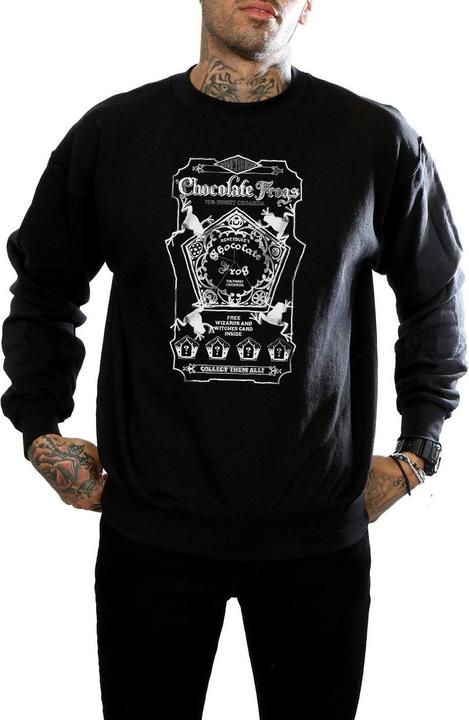 Actual product image Mens Chocolate Frogs Mono Label Sweatshirt (XXL)
