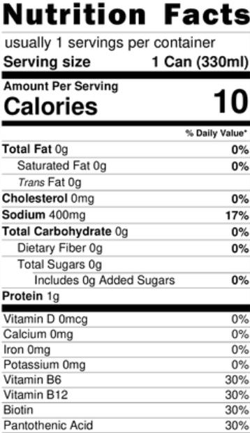 Nutritional values and ingredients Pro!Brands BCAA Drink Pineapple (24x330ml) (Pineapple, 24 x)