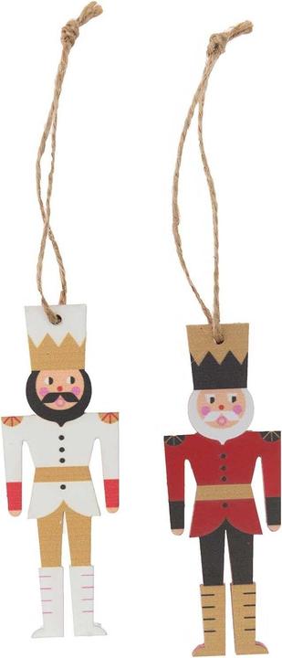 Immagine prodotto Rico Design RICODESIG Geschenkanhänger Nussknacker 701034 2 Stück (Borsa da regalo, 2 x)