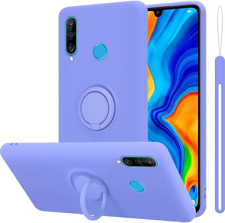 Actual product image Cadorabo TPU Liquid Ring Silicone Case Cover (Huawei P30 Lite)