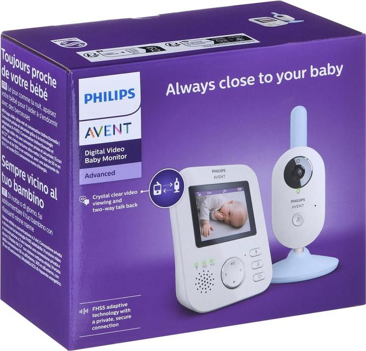 Image du produit Philips Avent Vidéo babyphone (Vidéo et audio, 300 m)