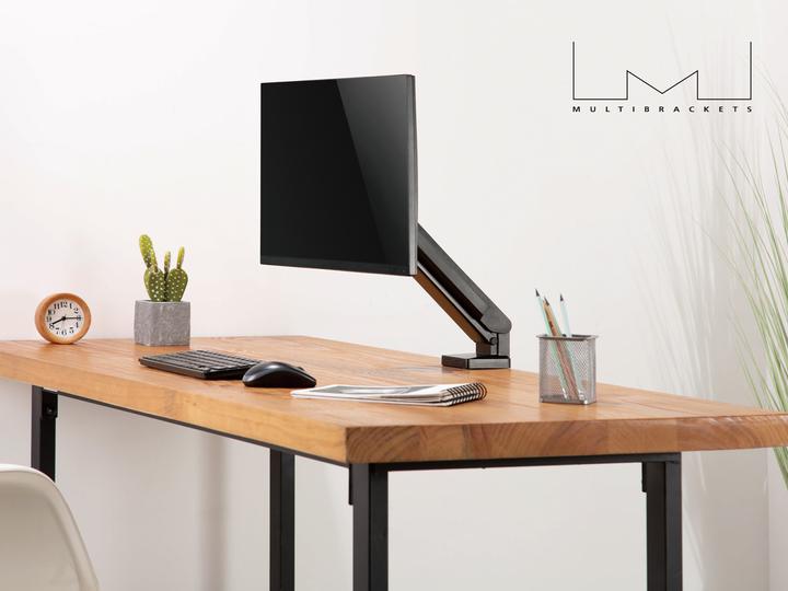Produktbild Multibrackets Monitorhalter Slim 17-32", schwarz, Metall (Tisch, 32")