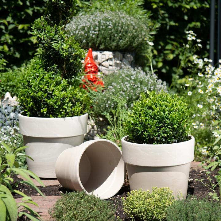 Actual product image Spang Plant pot Calima clay 32 H 28 cm granite (32 cm)