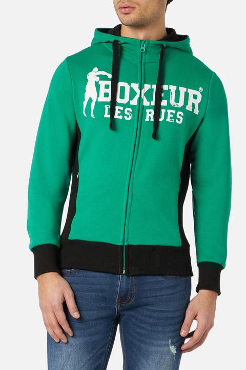 Actual product image Boxeur des Rues Sweat Jackets Hooded Full Zip Sweatshirt (XL)