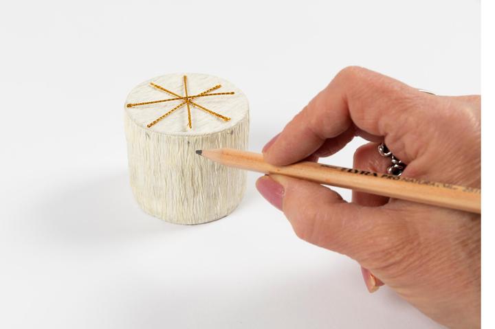 Image du produit Creativ Company Kit de bricolage boules de Noël en papier crépon
