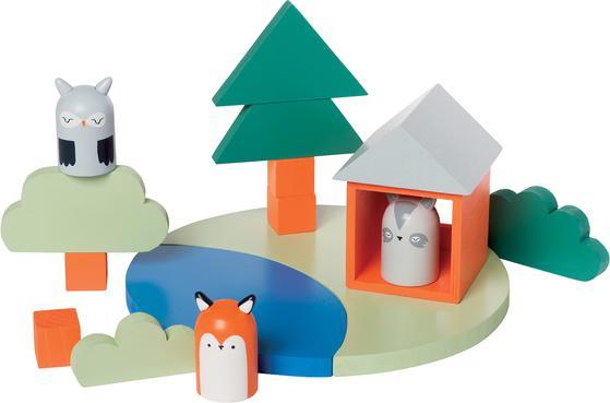 Actual product image Manhattan Toy Camp Acorn Wood Playset