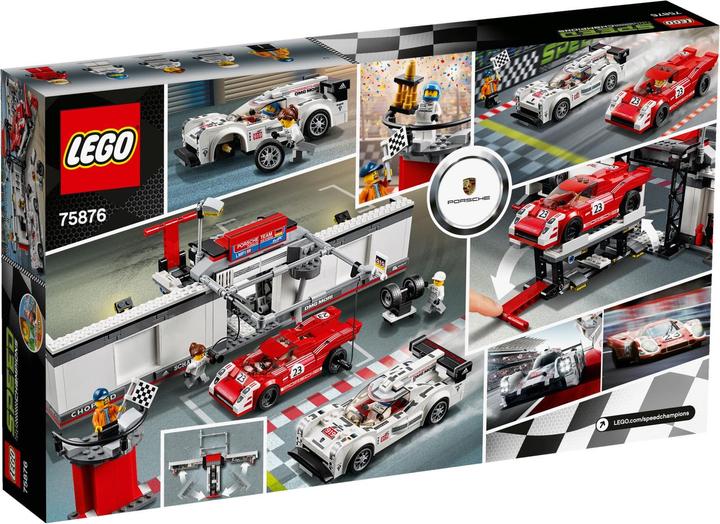 Produktbild LEGO Speed Champions Porsche 919 Hybrid and 917K Pit Lane (75876, LEGO Speed Champions)
