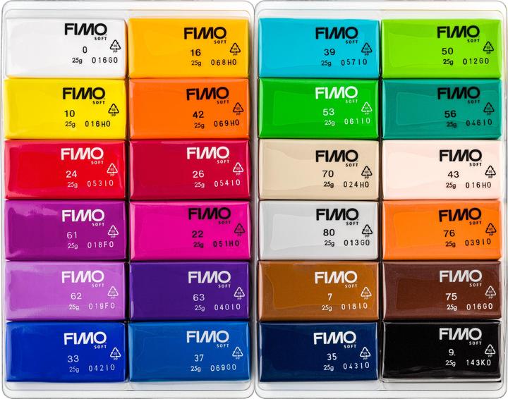 Actual product image Staedtler FIMO soft Basic Colours 24 pieces
