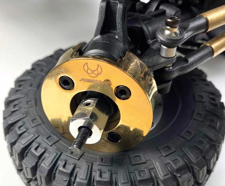 Actual product image Absima Alu. Wheel spacer (12mm) for CR1.8 / CR3.4 (4)