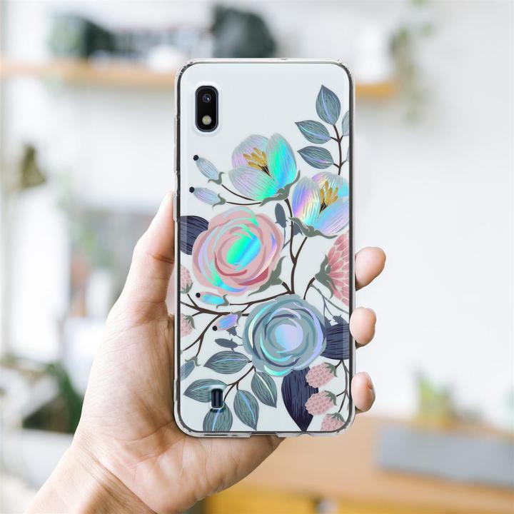 Immagine prodotto Cadorabo IMD TPU Colorful Flowers & Leaves Cover (Samsung Galaxy A10, HTC One M10)