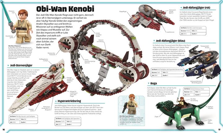 Produktbild LEGO Star Wars Lexikon der Figuren, Raumschiffe und Droiden (Deutsch, Simon Hugo, Simon Beecroft, Jason Fry, Elizabeth Dowsett, 2024)
