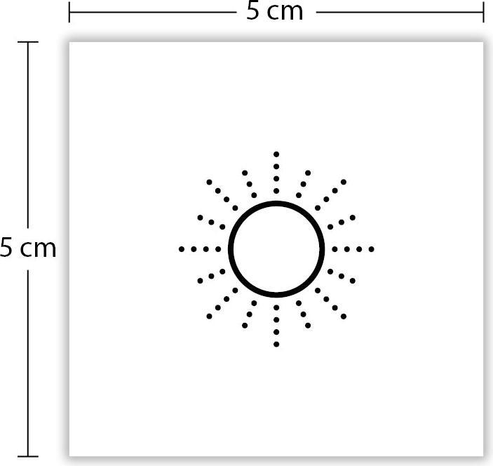 Produktbild minink Temporäres Tattoo: Symmetrische Sonne