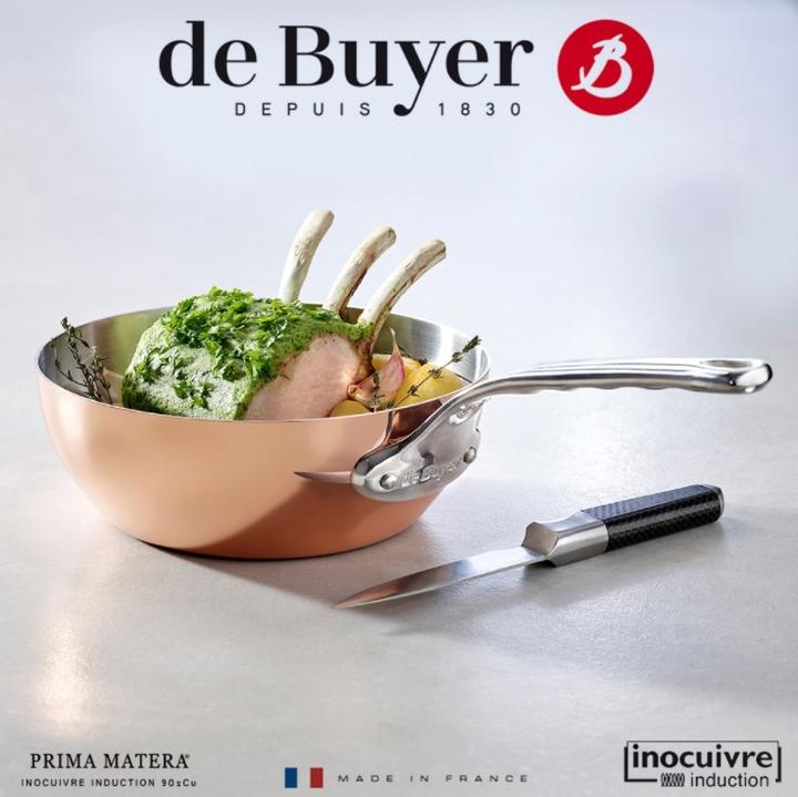 Actual product image de Buyer prima matera (24.50 cm, Frying pan, Copper, Stainless steel)