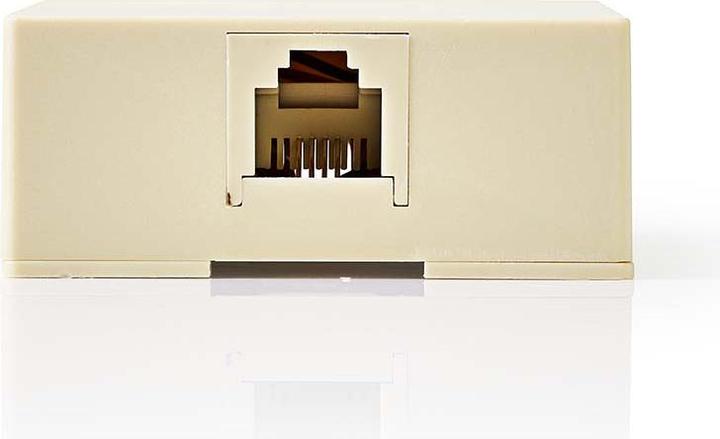 Immagine prodotto Nedis Presa telefonica Montaggio a parete | Tipo di connessione: RJ11 | Presa RJ11 | Dritta | PVC | El