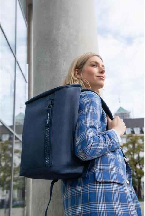 Immagine prodotto reisenthel Borsa da viaggio Overnighter Zaino a spina di pesce Blu scuro (13 l)