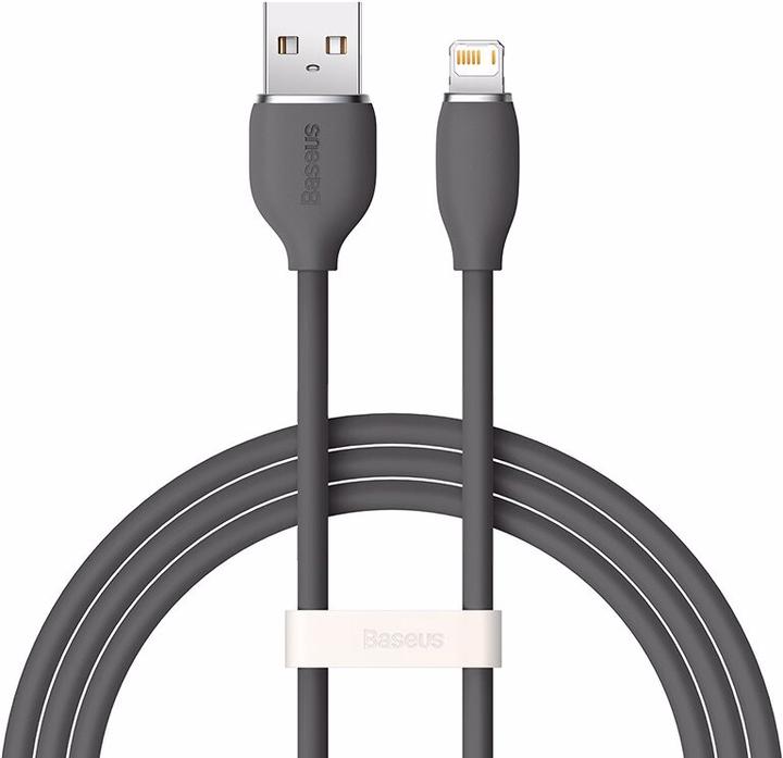 Actual product image Baseus Jelly Liquid Silica Gel Fast Charging Data Cable Type-C to iP 20W 1.2m Black (1.20 m, USB 2.0)