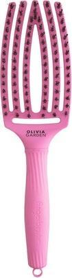 Olivia Garden Fingerbürste Combo Medium Think Pink Bubble Pink