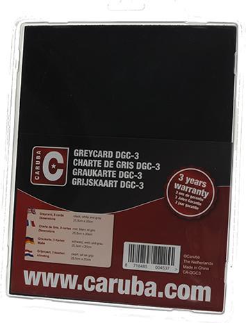 Actual product image Caruba Digital grey card DGC 3 (Flash unit spare parts)
