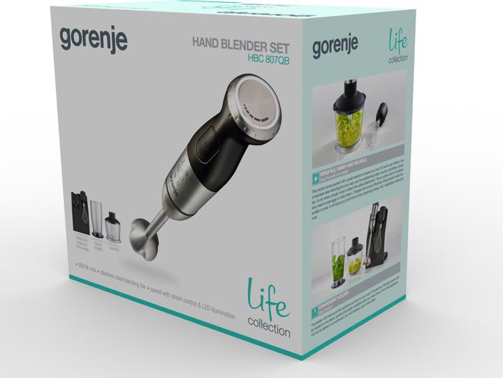 Produktbild Gorenje HBC807QB Blender, Hand, Power 800 W, Black