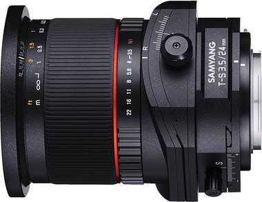 Produktbild Samyang 24mm F3.5 T/S Canon M (Canon EF-M, Vollformat)