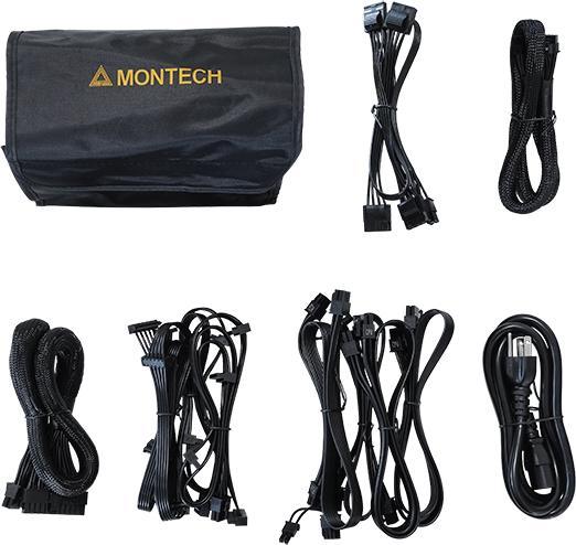 Image du produit Montech Titan 1200W - 80 PLUS & Cybenetics Gold, modulaire, PCIe 5.0 - 1200 Watt (1200 W)