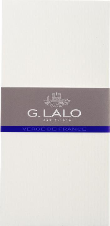 Image du produit G. Lalo 25 CARTES VERGE DE FRANCE DL (103X213mm),SOUS SACHET - blanc (300 pcs)