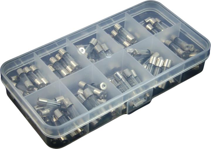 Actual product image Purecrea Fine-wire fuse set 100pcs. 5x20mm assorted (Micro fuse, Nimble)