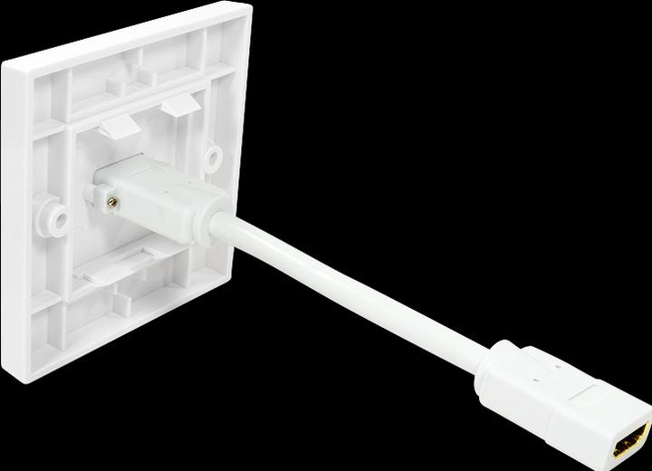 Actual product image LogiLink AV HDMI adapteris – HDMI baltas (AH0014) (0.07 m, HDMI)