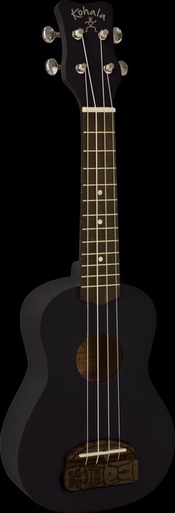 Kohala Sopranukulele, Tiki Series, schwarz
