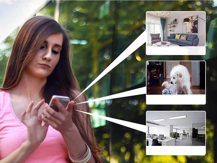 Produktbild Werkstein Mini WiFi IP Kamera FullHD 1080p, Nachtsicht, Micro SD, iOS/Android (1920 x 1080 Pixels)