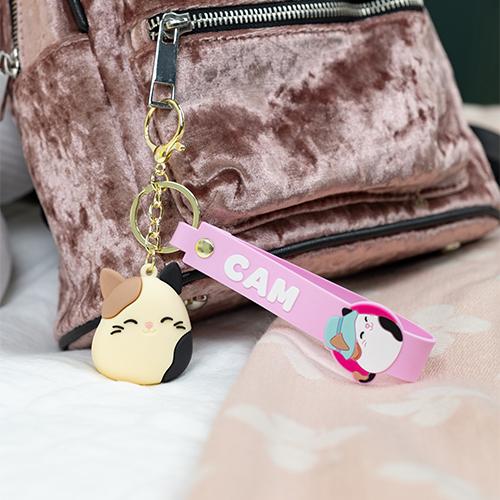 Image du produit Fizz Creations Squishmallows - Porte-clés à bracelet Cam (350106)