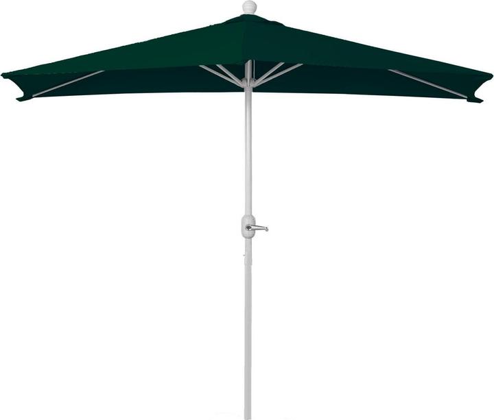 Actual product image Mendler Parasol half-round Parla, UV 50+ polyester/aluminium, 300cm green without stand (2.85 m)