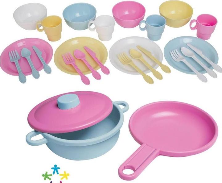 Actual product image KidKraft 27-teiliges pastelfarbenes Koch-Set