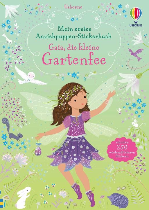 My first dress-up doll sticker book: Gaia, the little garden fairy