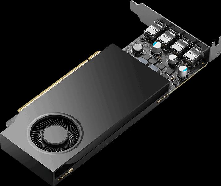 Produktbild PNY Grafikkarte RTX A1000, Grafikkategorie: Professional/CAD (8 GB)