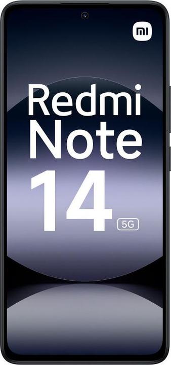 Actual product image Xiaomi Redmi Note 14 5G (128 GB, Midnight Black, 6.67", Dual SIM, 108 Mpx, 5G)
