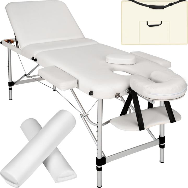 Actual product image tectake Massage table 3 zone with carry back and bolsters