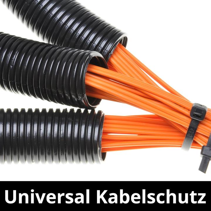 Image du produit Kalitec 50 mètres de tuyau ondulé fendu DN 12 I Tuyau ondulé ouvert I Tuyau de protection contre les (5000 cm)