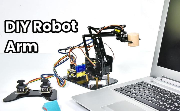 Actual product image Keyestudio Roboterarm Bausatz mit Servosteuerung