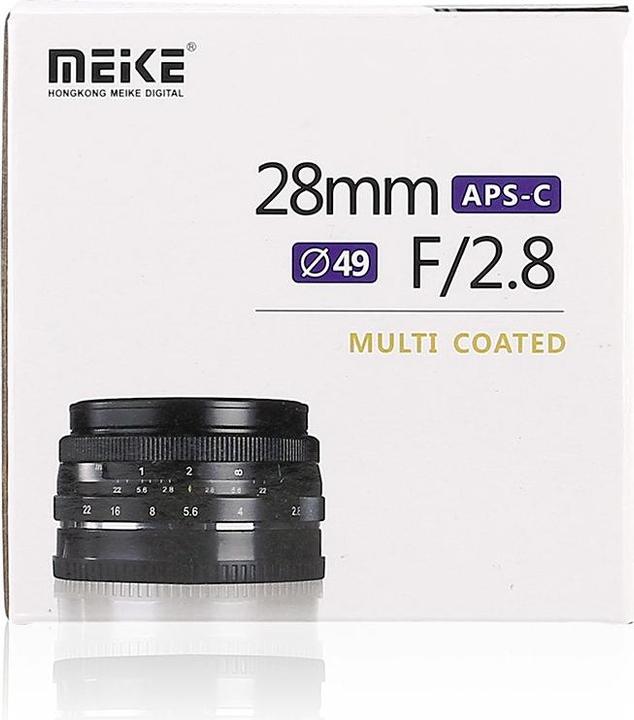 Produktbild Meike 28mm f/2.8 Fuji X (Fujifilm X, APS-C / DX)