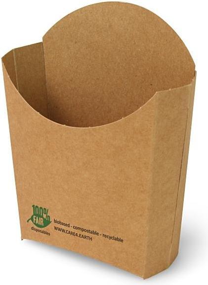 Actual product image Papstar French Fries Chute "pure" "100% Fair" small (80 x)