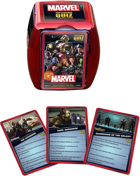 Produktbild Winning Moves WM00006-ITA-6 TOP TRUMPS QUIZ - MARVEL (Englisch)