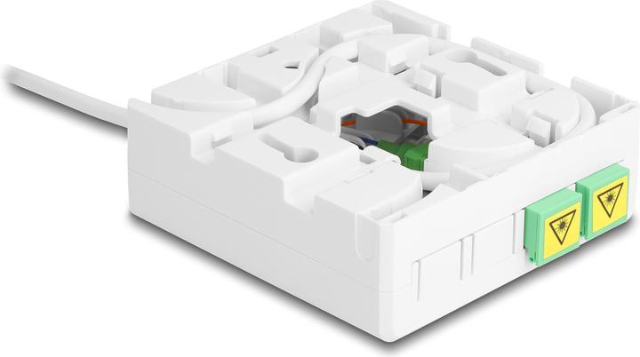 Actual product image Delock Fibre optic junction box 2 x SC/APC simplex with installation cable set 40m (Splice box)