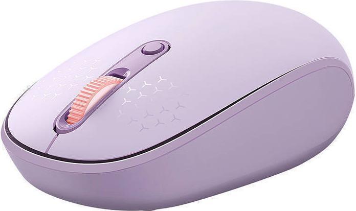 Actual product image Baseus Wireless Mouse F01B Tri-Mode 2.4 G BT 5.0 1600 DPI (purple) (Wireless)