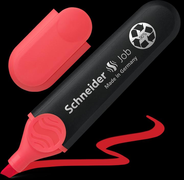 Actual product image Schneider Highlighter Job (Red, 5 mm, 1 x)