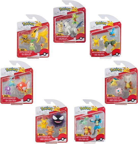 Actual product image Jazwares Pokémon Battle Figure Set ass Wave